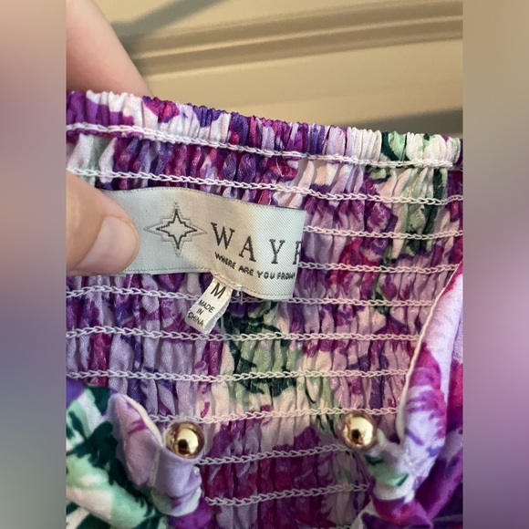 Floral babydoll top - Picture 3 of 4